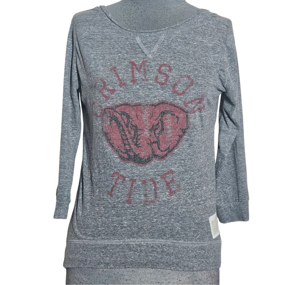 Retro Brand Gray Crimson Tide Tee Size XS